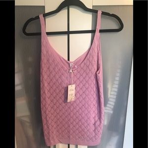 Medium Pink Tank Top, new with tags